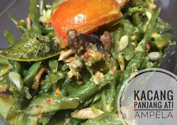 Resep Kacang Panjang Ati Ampela yang mudah