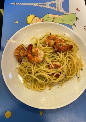 รูปของ Shrimp spaghetti