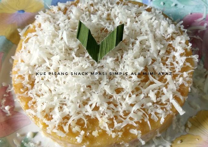 Kue Pisang Snack MPASI Simple