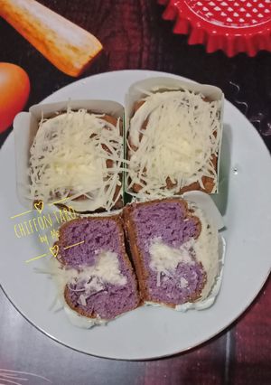 Foto resep Taro Hokkaido Chiffon Cupcake Keto