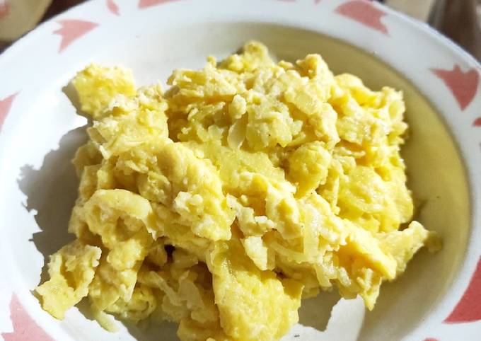 Resep Scramble Egg Oleh Agustina Wijaya Cookpad