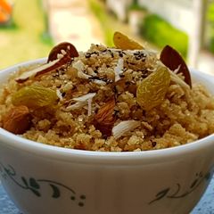 A picture of Malt Bati Churma, Organic Ghee.