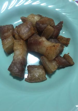 รูปของ หมูสามชั้นทอด