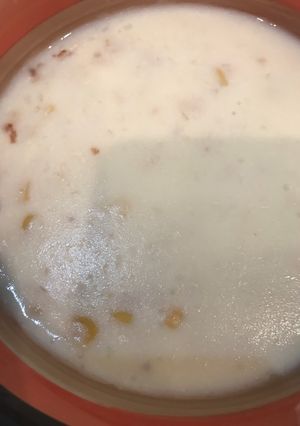 صورة لوصفة شوربة الدجاج بالذرة