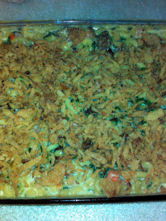 A picture of Brenda's BLT Hamburger Mac & Cheese.