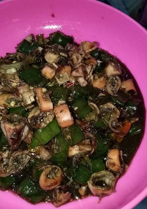 Foto resep Cumi asin cabe hijau