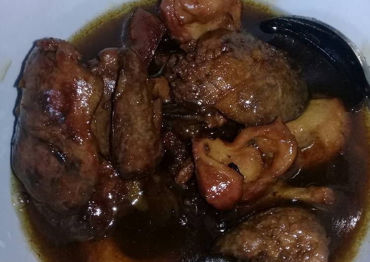 Resep Ati ampela asam manis simpel yang sempurna