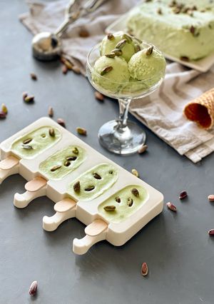 صورة لوصفة بوظة بالفستق 🍨