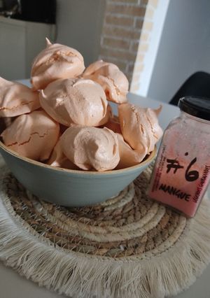 Une photo de Meringues à la mangue