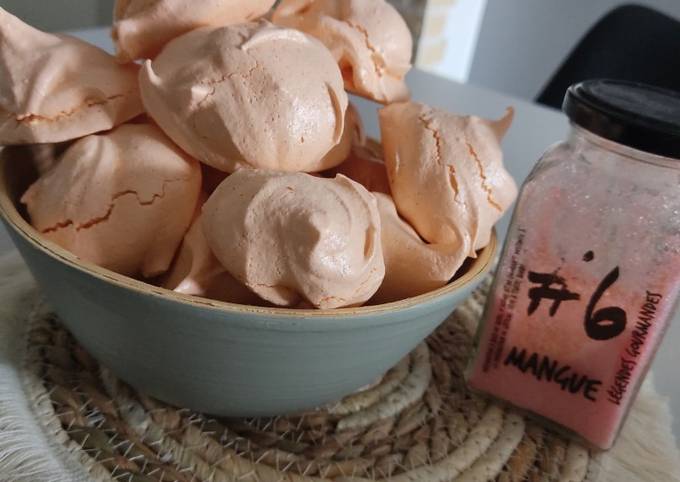 Meringues à la mangue