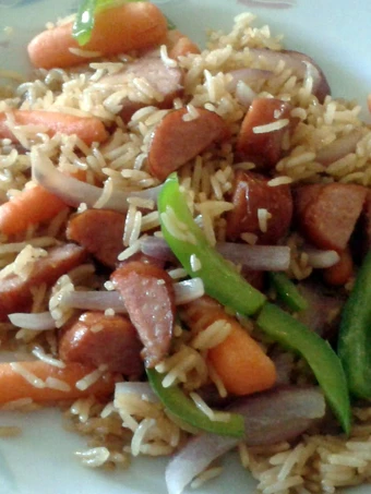 Recipe Smoked Sausage &amp; Rice Skillet Dinner the So Delicious So Delicious