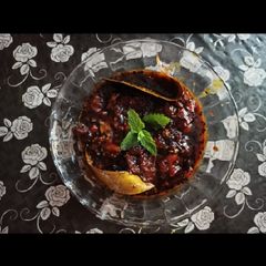 A picture of Tomato khati- Methi Chutney.