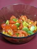 Ensalada del día con maíz dulce