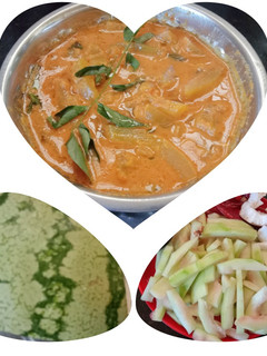 தர்பூஷணி தோல் அவியல்(watermelon rind aviyal recipe in tamil) செய்முறை முக்கிய புகைப்படம்