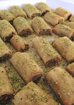 صورة لوصفة طريقة عمل بقلاوة بعجينة الفيلو