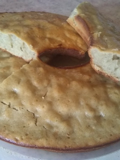 Una foto de Budín de manzana