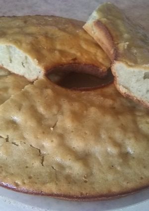 Una foto de Budín de manzana