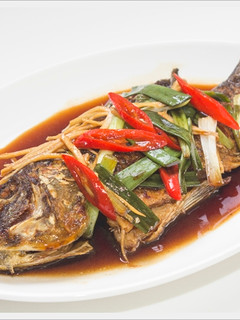 家常美味~蔥燒海水吳郭魚 的食譜成品照片