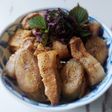 THỊT om chuối đậu (phiên bản nhà tôi)