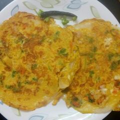 A picture of Egg flour dosa.