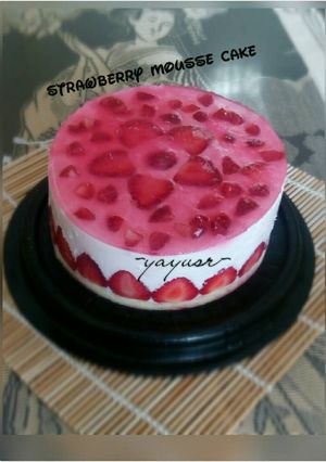 Foto resep Strawberry mousse cake
