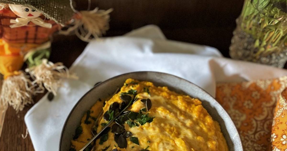 Purée de potimarron rôti et pommes de terre de Viviane / Quoi qu'on