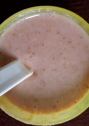 Foto resep MPASI Oatmeal Strawberry Kurma