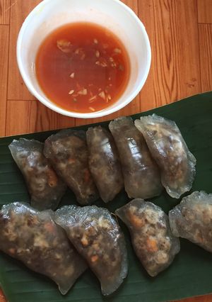 Hình của món Bánh bèo hấp.