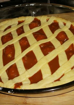 Una foto de Pasta frola de dulce de leche... 💛