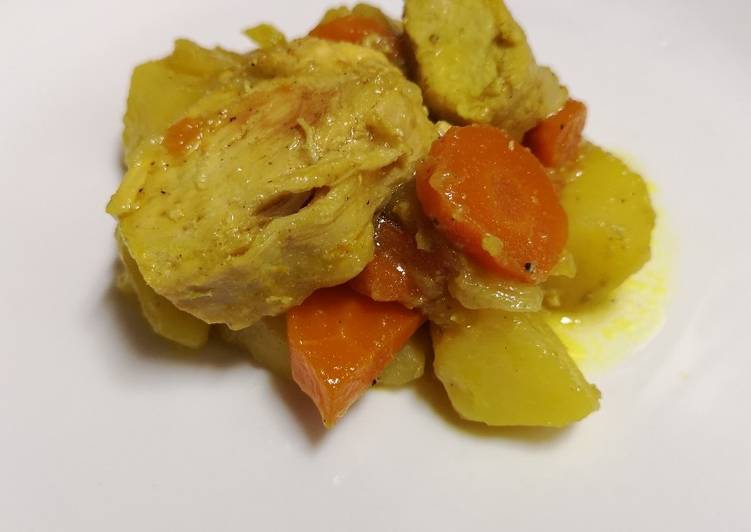 Pollo especiado a la cerveza de barrica