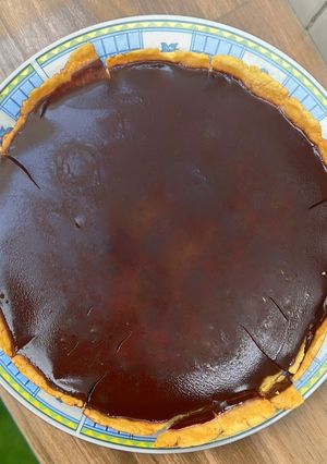 Foto resep Pie Teflon Vanilla Coklat Sederhana