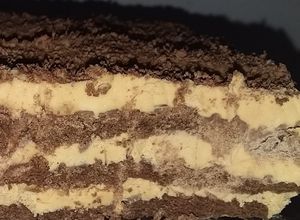 Una foto de Chocotorta sin queso crema