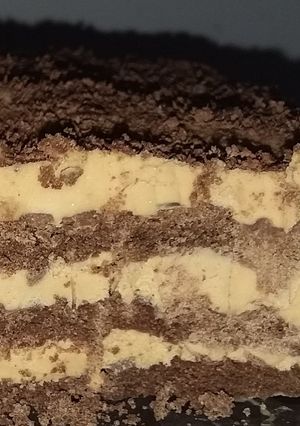 Una foto de Chocotorta sin queso crema