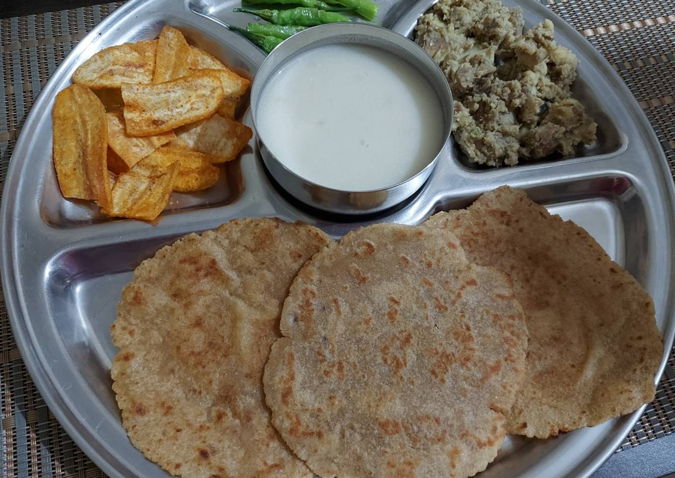 Vrat ke parathe (Rajgira paratha)