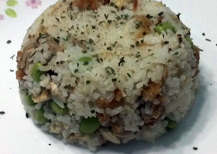 Recipe of Ultimate Roasted Chicken And Edamame Bean Baked Rice