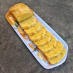 A picture of Budín de mandarina sin gluten.