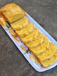 Una foto de Budín de mandarina sin gluten