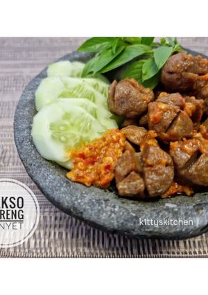 Foto resep Bakso Goreng Penyet