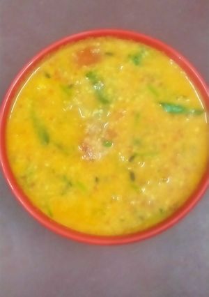 A picture of Vengaya Kosamalli (Onion Sambar).