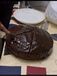 Una foto de Bizcocho de chocolate: