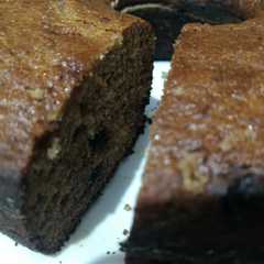 Una foto de Budín saludable integral de banana y chips