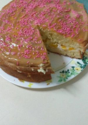 Una foto de Torta de naranja... de mis niños! !!😊😊