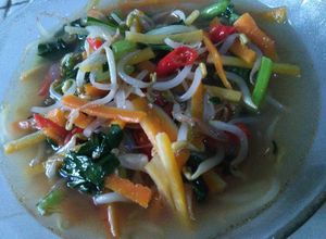 Foto resep Tumis toge, wortel, casim