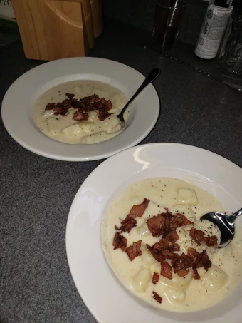 Simple Way Make Recipe Creamy Cheesy Potato Soup that is  Makes Drooling, Addictive}