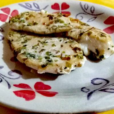 Filetes de pechuga de pollo en ajo y orégano Receta de Lissette_iqq- Cookpad
