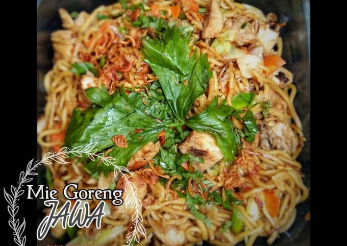 Resep: Mie Goreng Jawa Simple —mie kuning basah— Ekonomis Untuk Jualan