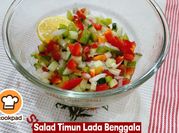 Gambar salad epal