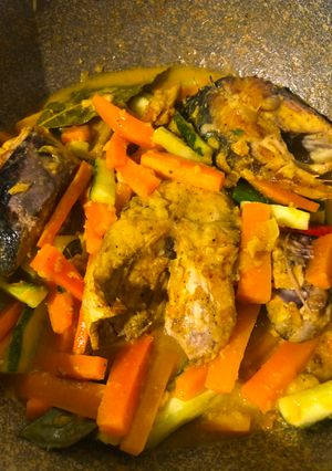 Foto resep 22. Ikan Acar Kuning Wortel Timun