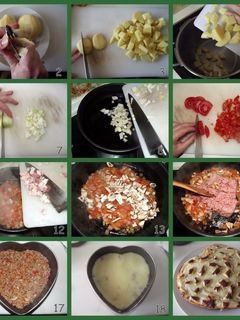 Una foto de Pastel de patatas y carne