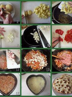 Una foto de Pastel de patatas y carne